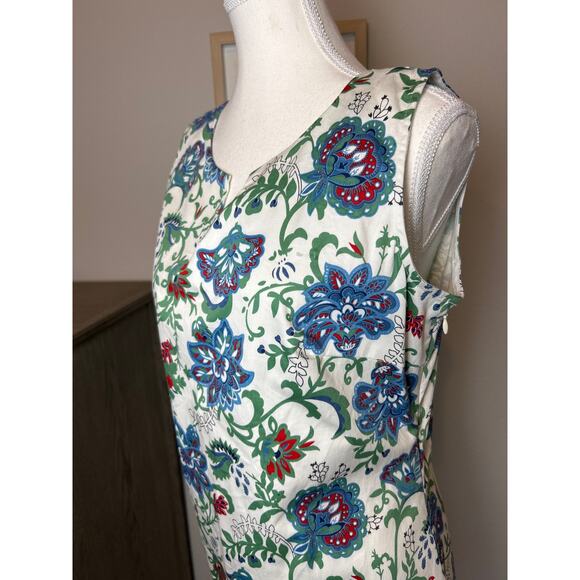 Joy & Co. | Paisley Floral Print Sheath Dress | Large - Picture 9 of 14